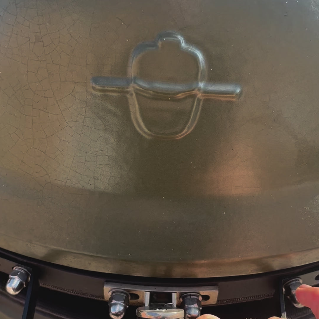 34cm Carbon Steel Paella Pan : Black Edition