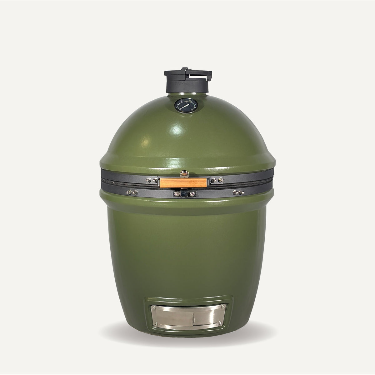 Olive-green KAMA GEAR V2 ceramic kamado grill