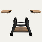 V2 Kamado Stand: Acacia Wood