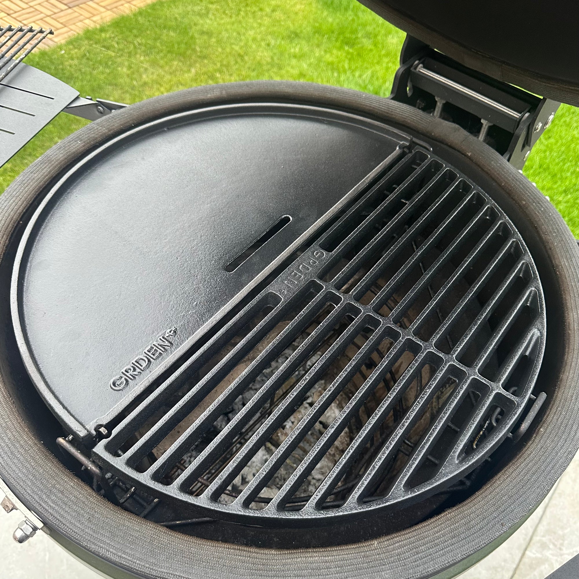 Half Moon Cast Iron Searing Grate