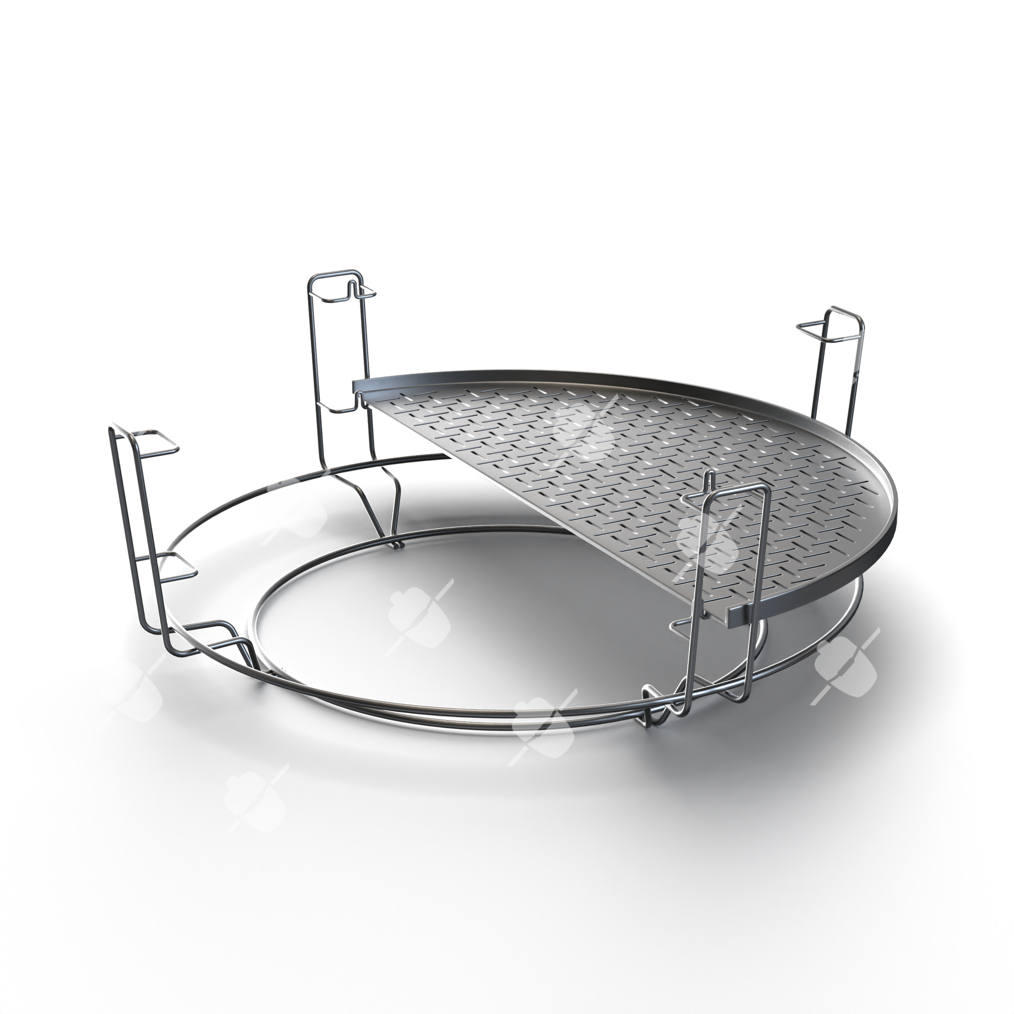 Half Moon Stainless Steel Fish & Vegetable Grate