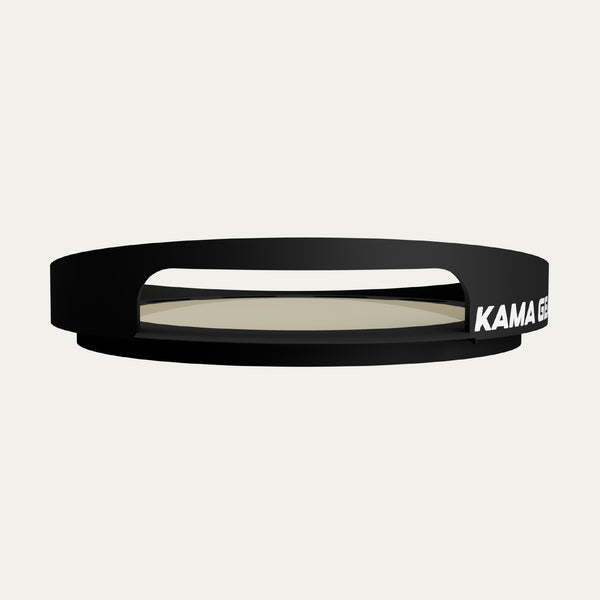 KAMA GEAR KamaDough pizza attachment with front opening and pizza stone.
