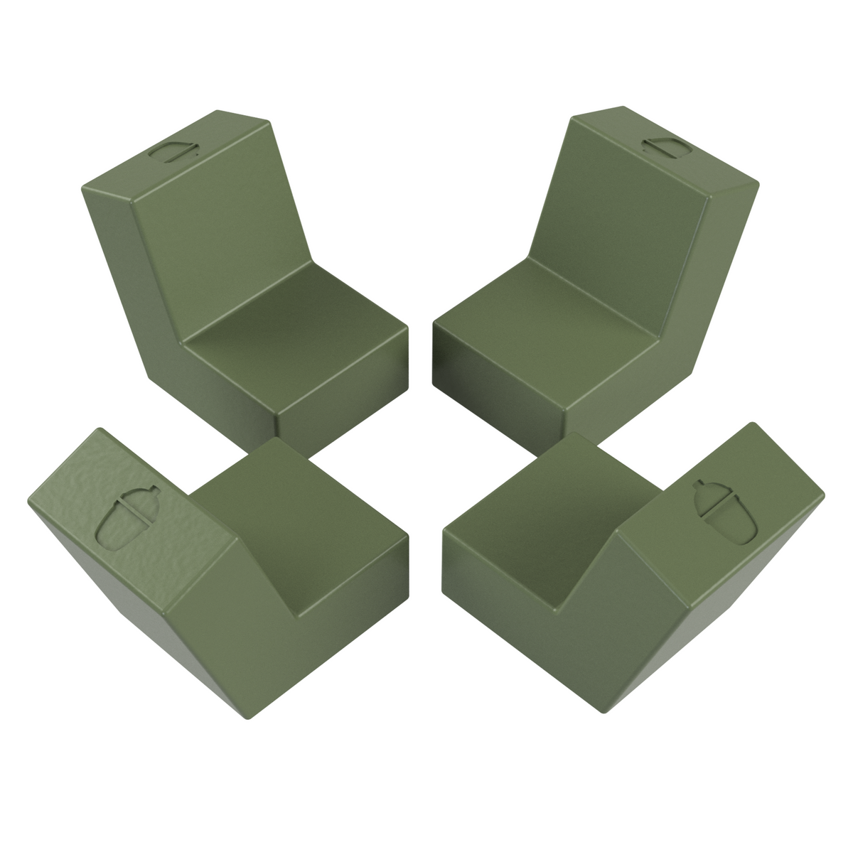 Supersized Kamado Feet Set