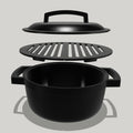 SmokePot 5.7L Dutch Oven
