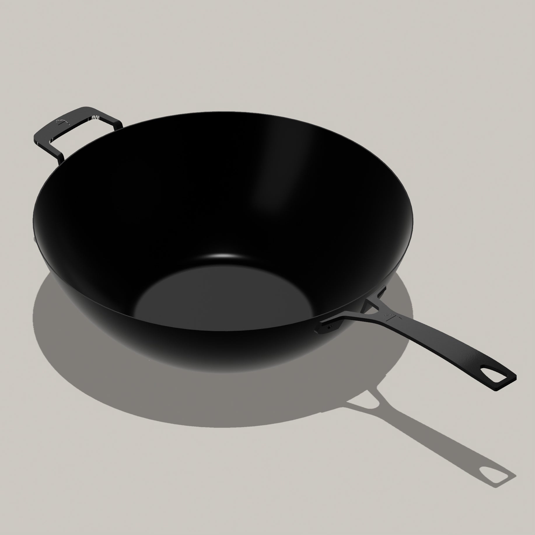 35cm Carbon Steel Wok