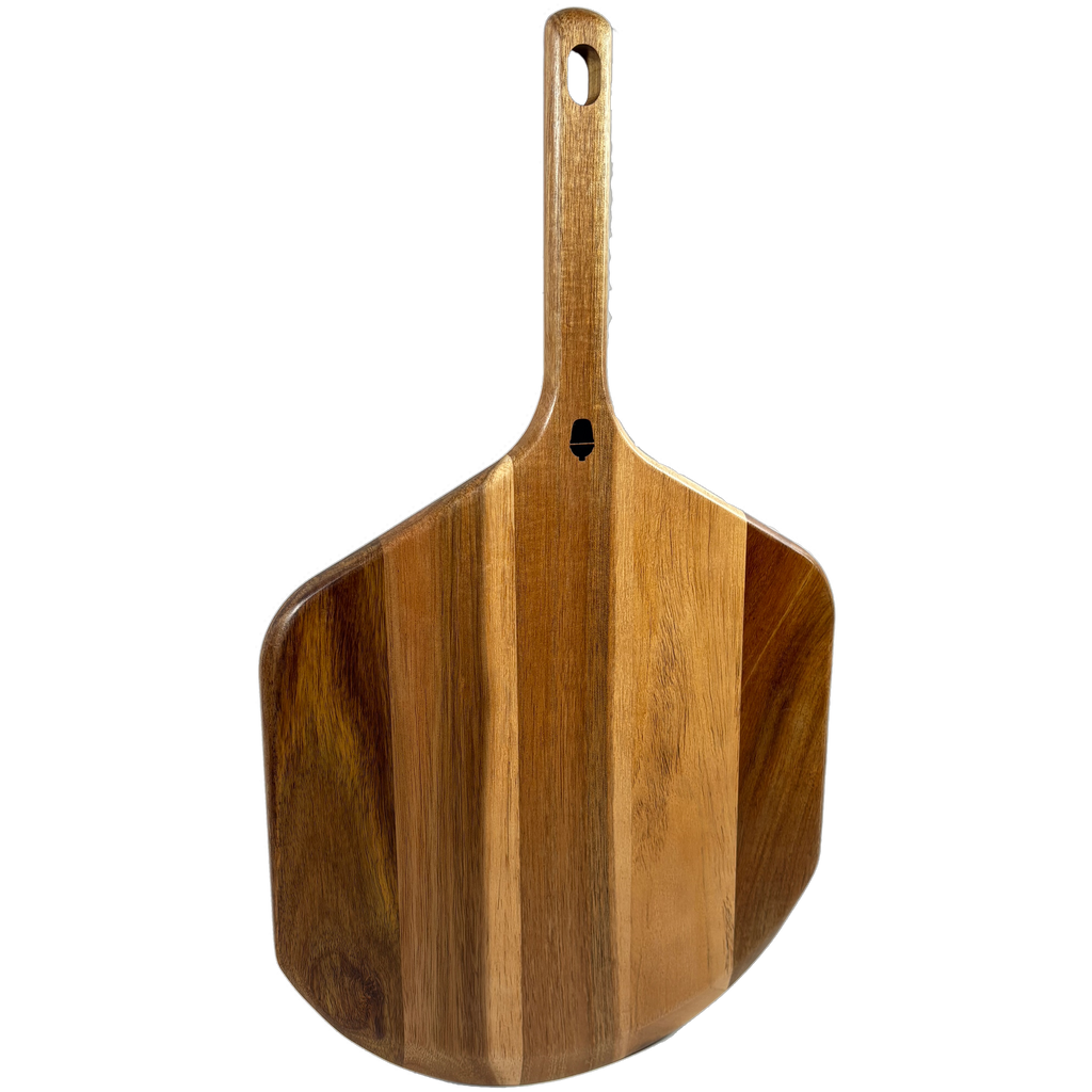 12" Acacia Wood Pizza Peel & Serving Board