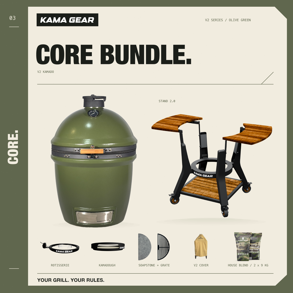 Kama Gear V2 Kamado Core Bundle