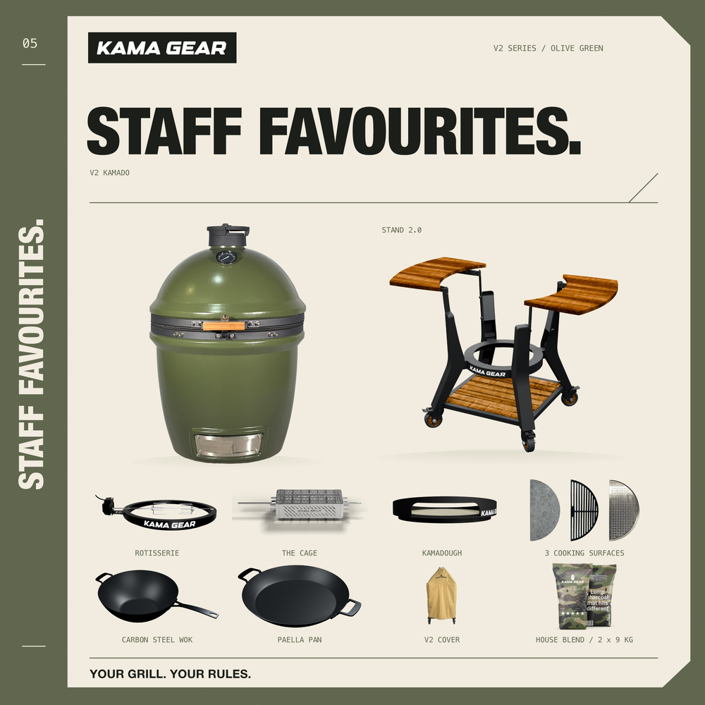 Kama Gear V2 Kamado Staff Favourites Bundle