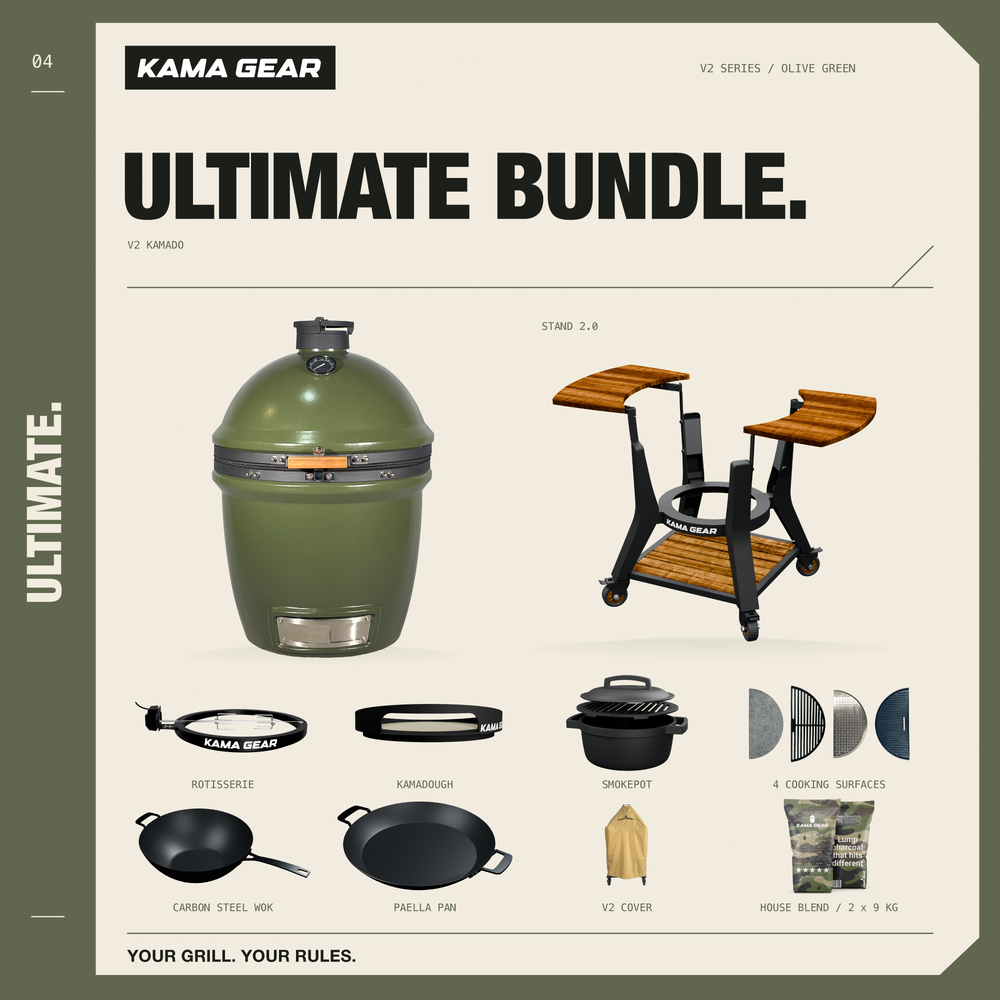 Kama Gear V2 Kamado Ultimate Bundle