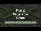 Half Moon Stainless Steel Fish & Vegetable Grate