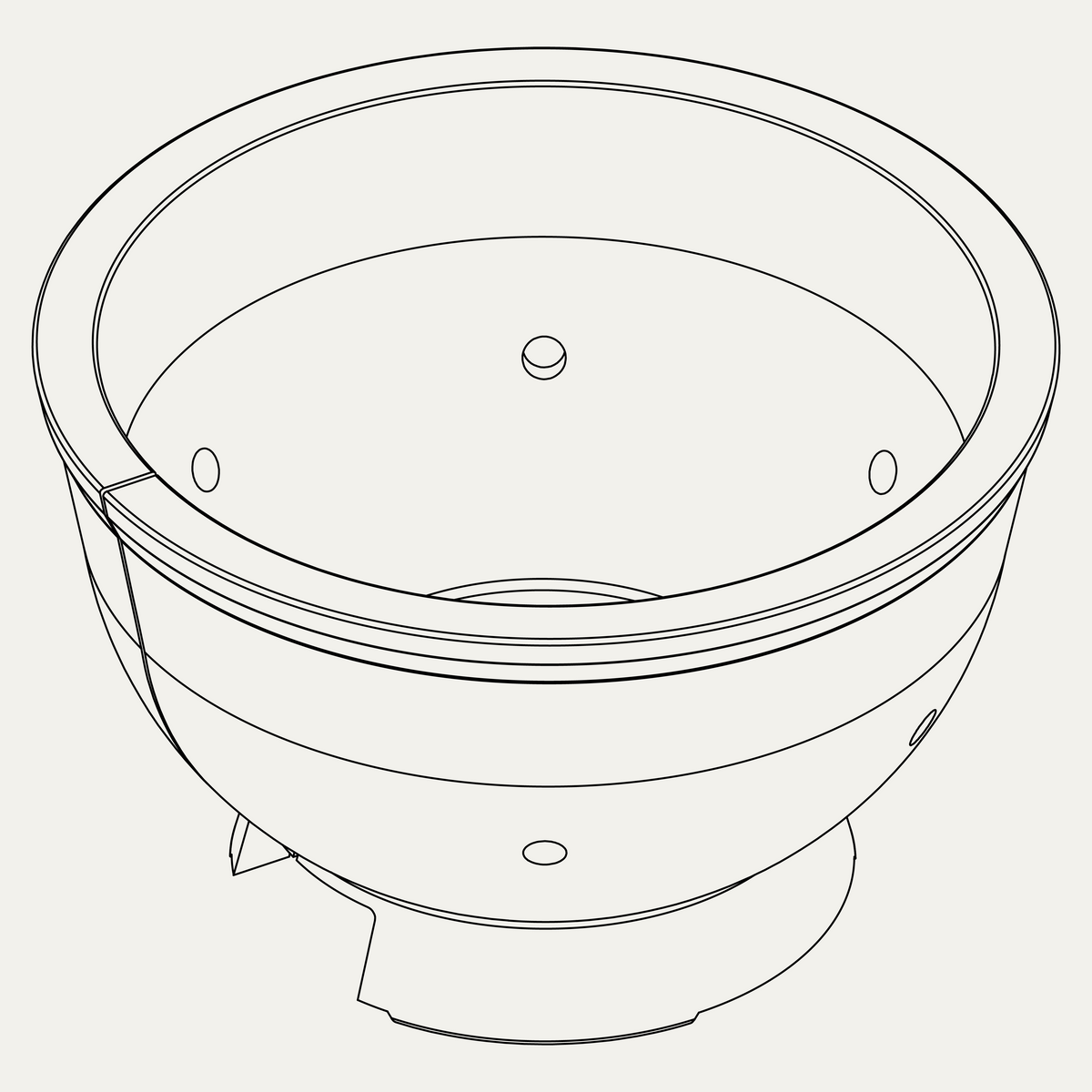 Replacement V1 Kamado Fire bowl